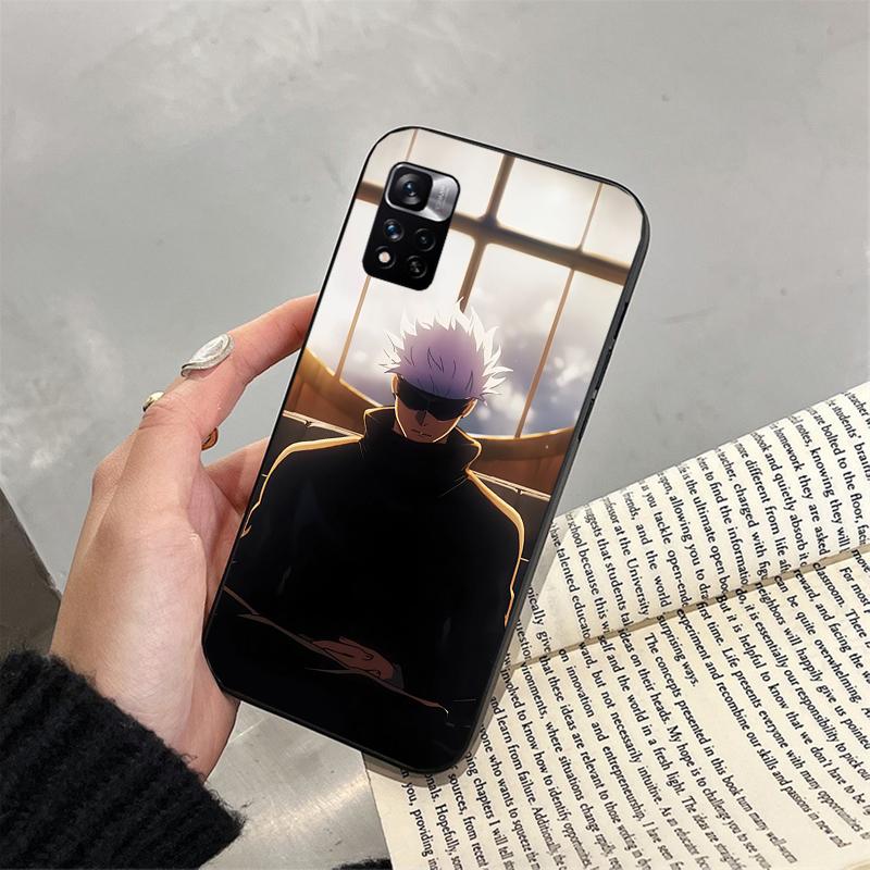 Чехол для телефона Jujutsu kaisen Сатору Годжо для Xiaomi Redmi note 14 Pro Plus 14 13 12 11 10 Pro 14S 12S 11S Redmi 14C 13C