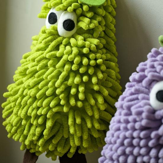 Yousheng Шениловое ручное полотенце Мягкие впитывающие полотенца из микрофибры Ванная комната Трехмерная форма фруктов Быстросохнущее ручное полотенце