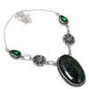 Ruby Zosite Handmade Gemstone 925 Sterling Silver Jewelry Necklace 18" L0b55