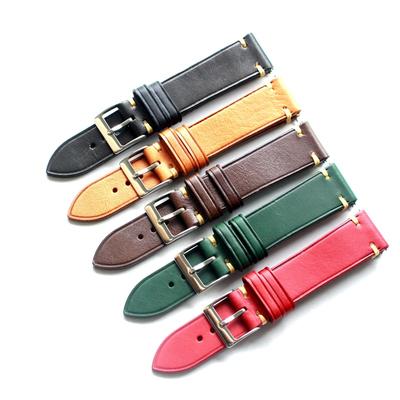 18 мм 20 мм 22 мм черный, коричневый, красный, зеленый, масляный, из натуральной кожи, ремешок для часов, ремешок для ролевых часов, браслет Tudor, Oris Pilot, валютный ремень