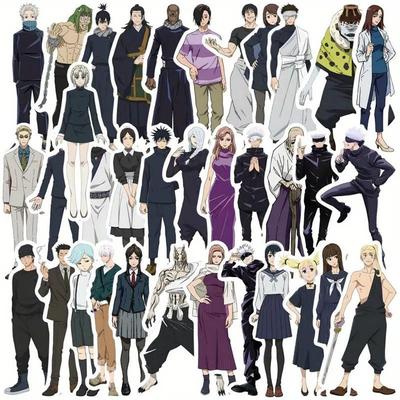 Стикеры Магическая битва Jujutsu Kaisen дзюдзюцу кайсэн стикерпак наклейки набор наклейок манга 80 шт
