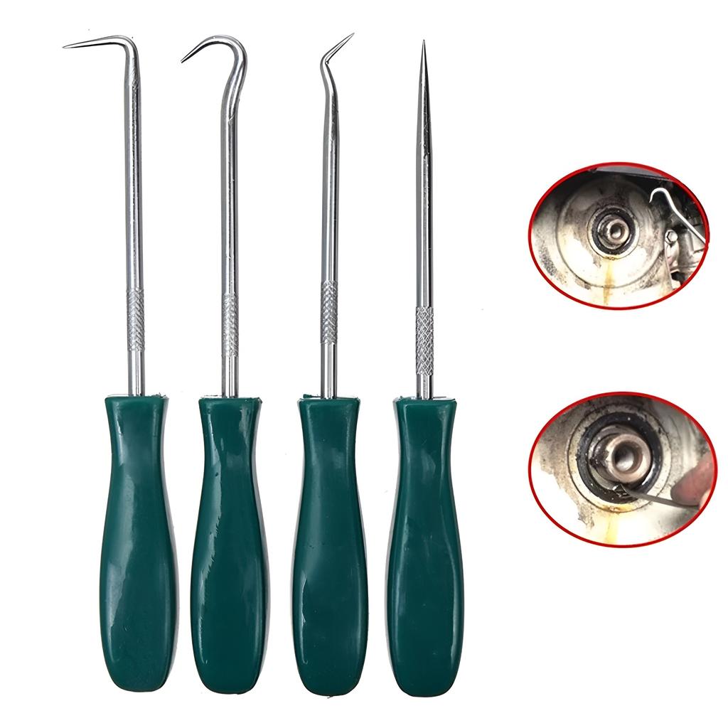 4 шт. Набор отверток для сальников автомобильных транспортных средств, съемник для прокладок уплотнительных колец, набор инструментов и крючков, оптовая продажа