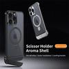 Luxury Metal Magnetic Shell For iPhone 15 14 13 12 Pro Max Case Full Lens Protection Aluminium Alloy Aromatherapy Phone Cover