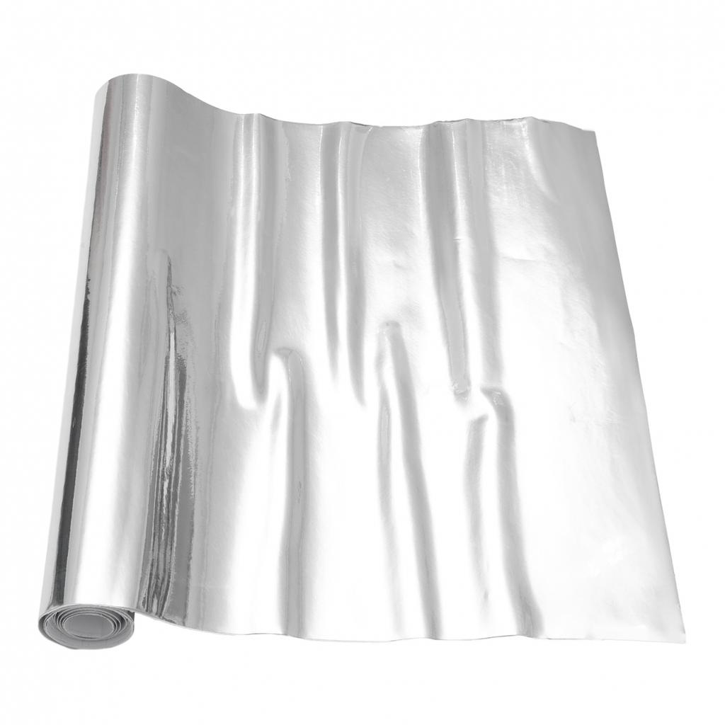 Серебристый хром Наклейка на автомобиль Зеркальная виниловая пленка Наклейка Защита от УФ-лучей Водонепроницаемая