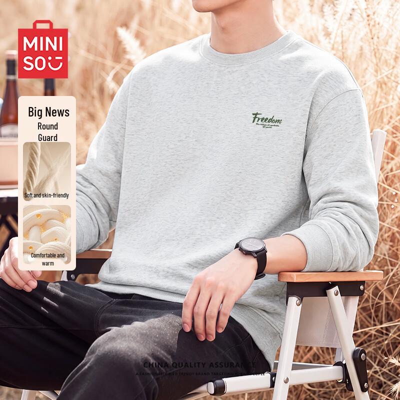 MINISO Men's American Style Z Series Crewneck Sweatshirt