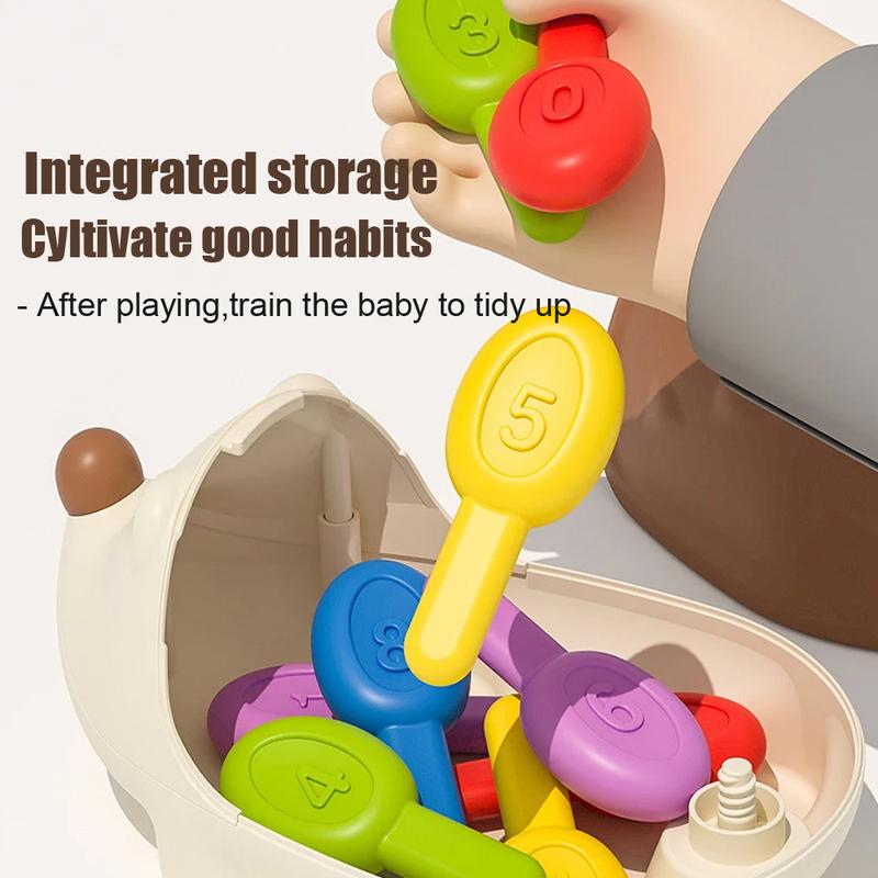 Игрушка-головоломка «Ежик» для раннего обучения, развивающая игрушка-головоломка для развития мелкой моторики у малышей в возрасте 1 года