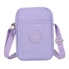 Multi-functional Shoulder Bag Nylon Small Phone Bag Vintage Zipper Crossbody Bag  Storage Bag