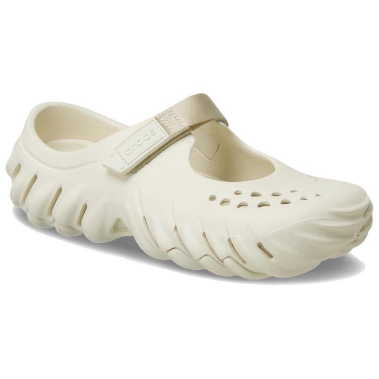 Crocs Эхо Mary Jane Клоги Клоги Унисекс Экрю 211996-2MD