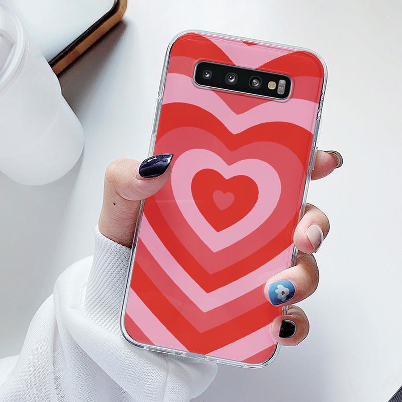 For Samsung Galaxy S10 Plus S10E Case Cute Heart Butterfly Soft Slim Back Cover Silicone Bumper Phone Cases For Samsung S24 FE