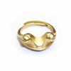 Day Gifts Vintage Retro Open Ring Adjustable Lucky Rings Creative Animal Bohemian Toad Frog Rings