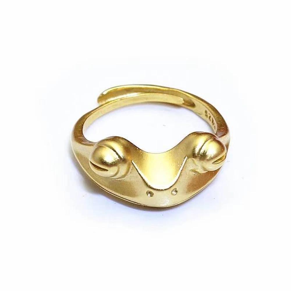 Day Gifts Fashion Lucky Rings Unisex Adjustable Retro Frog Rings Toad Bohemian Creative Animal