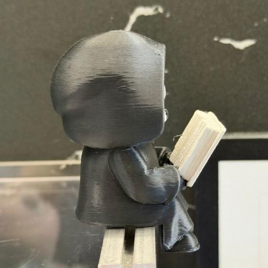 Фигурка Жнеца за чтением, Мини-статуэтка Жнеца из 3D-печати, Милый готический скелет-украшение для книжной полки, Рабочего стола, Полки, Декор для дома на Хэллоуин