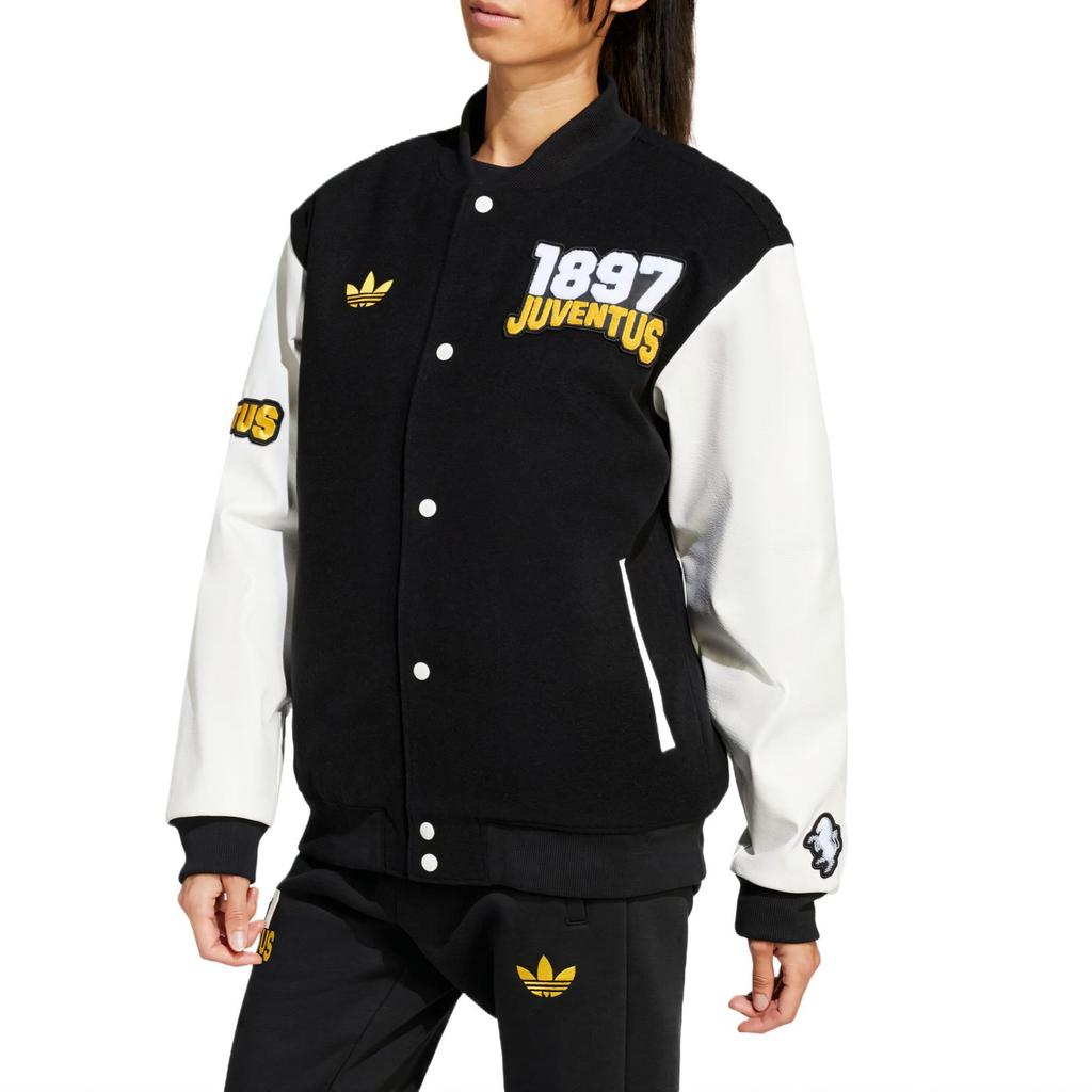 adidas Vrct Juve куртка Unitefit удобная мягкая универсальная хлопковая куртка с длинным рукавом женские куртки черного цвета JF0451