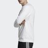 Adidas Оригинальные Трилистник Повседневный спортивный свитер-свитшот Международный размер Мужские топы Белый ED6208