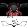 Motorcycle Side View Mirror for BMW M1000XR S1000XR Wind Wing Stealth Winglets Rearview Mirror Rotating HD glass Reflector