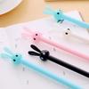4 шт. кавайные гелевые ручки кролик 0,38 мм с черными чернилами канцелярские принадлежности для офиса и школы