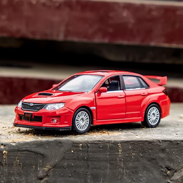 Subaru Impreza WRX STI 2010 Rally Car JDM Simulation Diecast & Toy Vehicle RMZ City 1:36 Alloy Model Gifts For Children