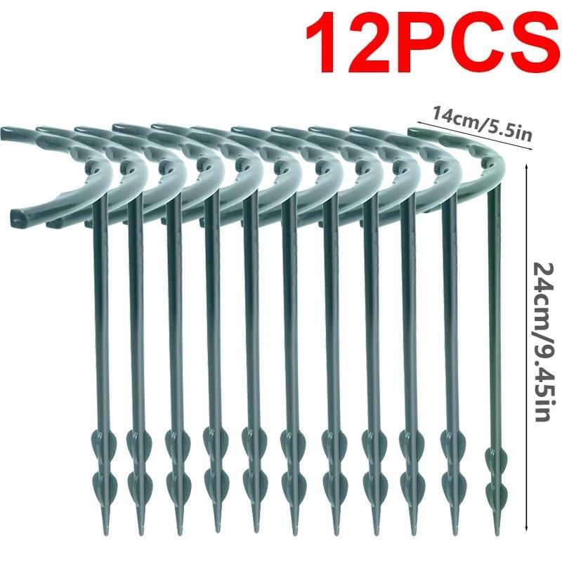 2-12 шт. Пластиковая опора для растений, колышек, каркас, тепличная композиция, полукруглый фиксирующий стержень, опора для комнатных цветов, вьющихся растений