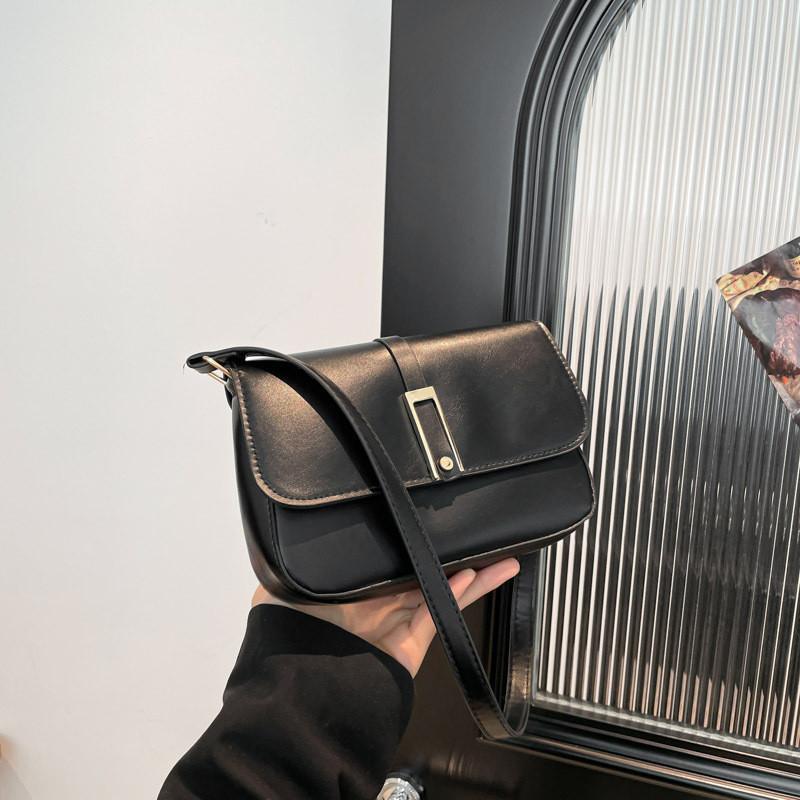 Шикарная современная женская сумка через плечо из ПУ с уникальным французским дизайном и универсальными цветами