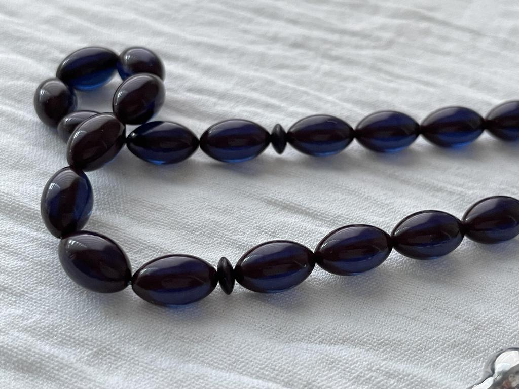 Огненные янтарные четки из стерлингового серебра 925 пробы с кисточками Розарий Teasbeh Rosari Ювелирный аксессуар Подарок