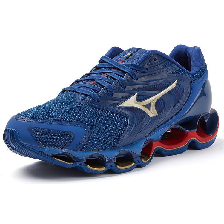 Mizuno Wave Prophecy 12S 'Темно-синий Золотой Винно-красный' J1GC234906