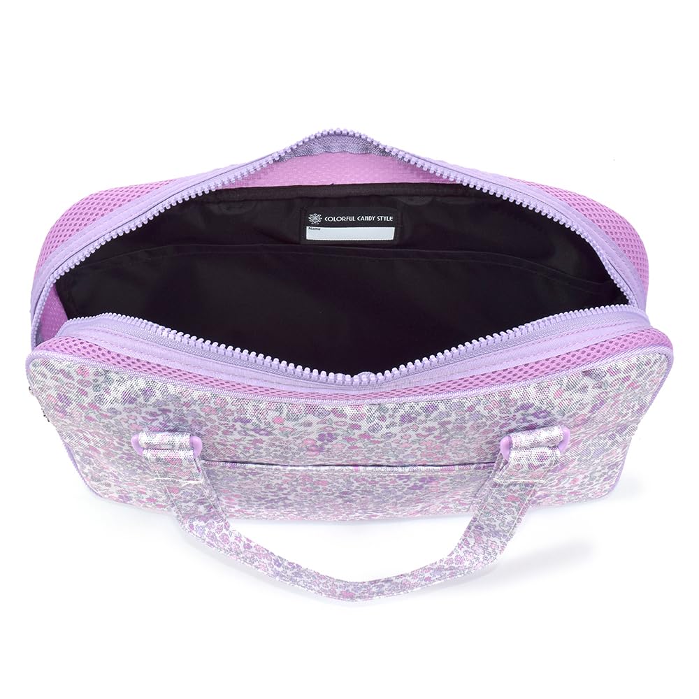 КРАСОЧНЫЙ КОНФЕТНЫЙ СТИЛЬ Каллиграфия Цветочный Туман с Плечом для Начальной Школы Включает Бесплатный Мешок для Протирания, Водоотталкивающий, Легкий, (Повсюду