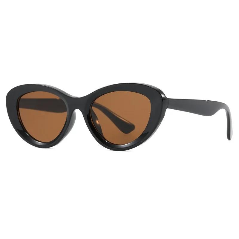 Ретро Вогнутые Солнцезащитные очки Кошачий глаз Женские Модные Дизайнерские Новые Солнцезащитные очки Кошачий глаз Очки Тень Для Женщин