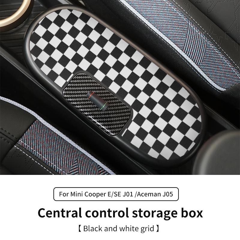 Бокс для хранения центральной консоли для BMW Mini Cooper E/SE J01 J05 Aceman 2024 2025 Бокс для хранения центрального подлокотника Автоаксессуары