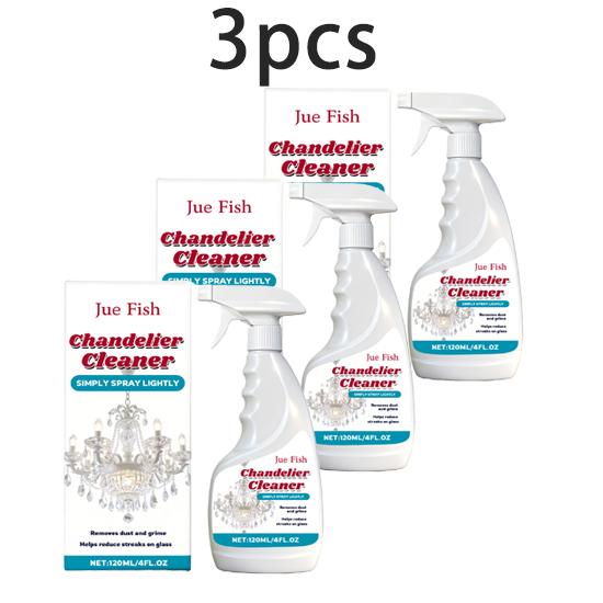 Jue Fish chandelier cleaning spray to remove dust and oil stains, daily care and convenient spraying of lamps and lanterns 120ml