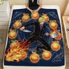 1PC One Piece Poster Patterned Flannel Blanket Suitable For All Seasons For Home Decor Warmth And Comfort Gifts Holiday Present