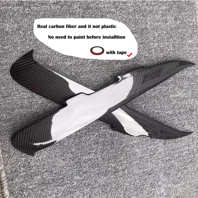 Carbon Fiber Car Headlights Eyebrows for Mazda mx-5 2009 - 2014 Fiber Glass Matt Black Primer Front Lamp Cover Eyelids MX 5