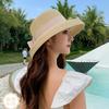 Hepburn Straw Hat Sunshade Sunscreen Seaside Beach Hat Women'S Spring And Summer Big Edge Sun Hat Ins Wind Wide Brim Big Brim