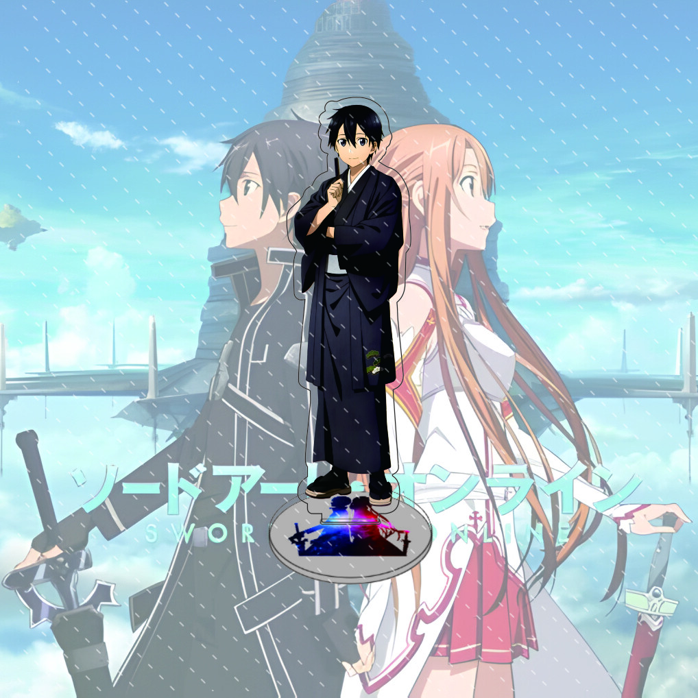 Аниме Sword Art Online 15см Акриловая подставка Модель Фигурка Настольное украшение Коллекция Подарок