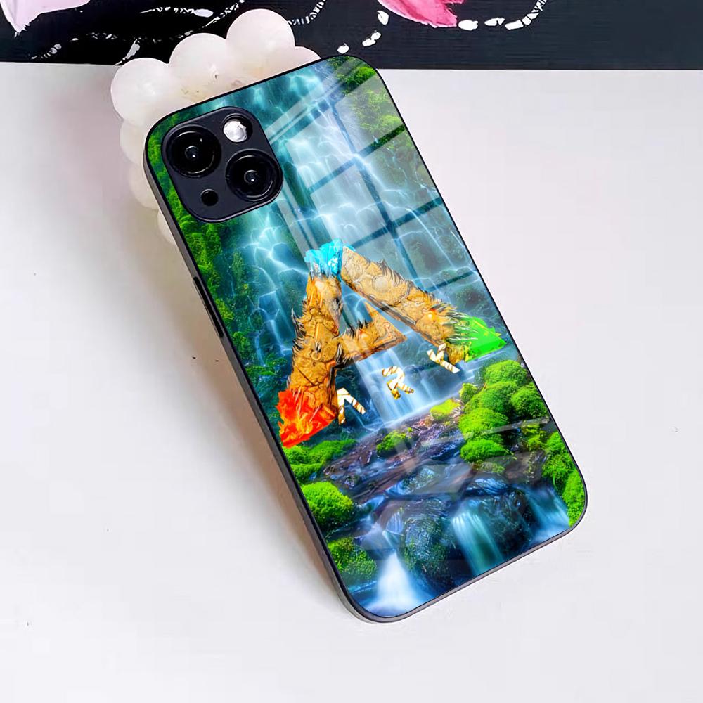 Чехол для телефона ARK Survival Evolved с логотипом для IPhone 17 Pro Max 16 15 14 Pro Max 13 11 X Xs Xr 8 7Plus Стеклянная крышка