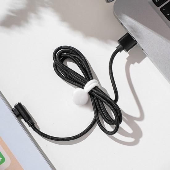 5/10 шт. силиконовые кабельные стяжки магнитные сматывающие зажимы для кабеля стяжки-закрутки органайзер для шнура