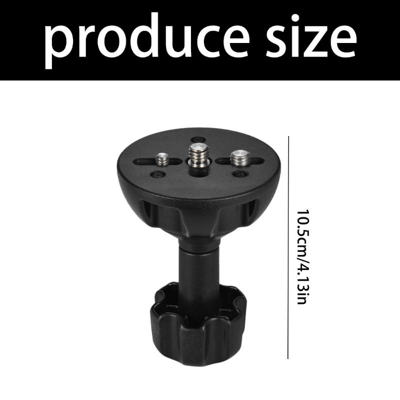 Bowl Adapter Aluminum 75mm Half Ball Flat to Bowl Adapter for Fluid Head Tripod DSLR Camera Converter Adapter Adjustable