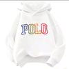 Autumn/Winter children's streetwear hooded sweatshirts, retro rainbow pattern hooded sweatshirtsunisex long-sleeved sweatshirts.
