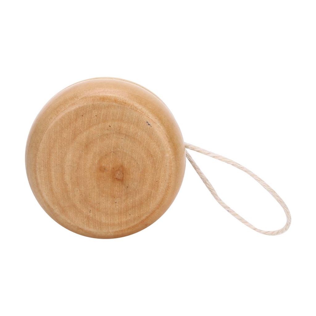 3Pcs Wood Yo Yo Hand Made Crafts Log Color Mini Round DIY Baby Wooden Little Toys