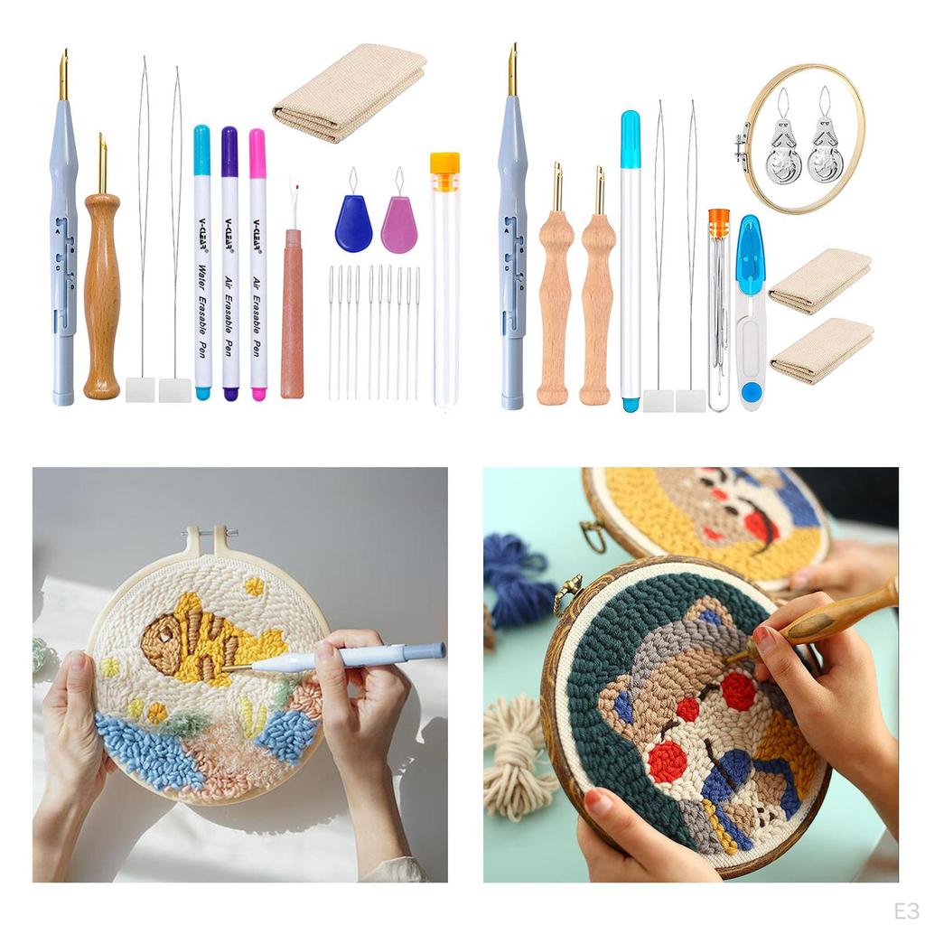 Crafty Needle Punch Embroidery for DIY Crafts