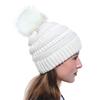 1Pc Fashion Winter Women Thick Warm Beanies Slouchy Pom Pom Beanie Cap Wool Knitted Hat
