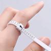 1 шт. Инструмент для измерения размера кольца, измеритель пальца для определения размера ювелирных изделий, портативный и точный, для изготовления и покупки ювелирных изделий