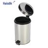 Haisidick Double-Layer Stainless Steel Round Pedal Trash Can