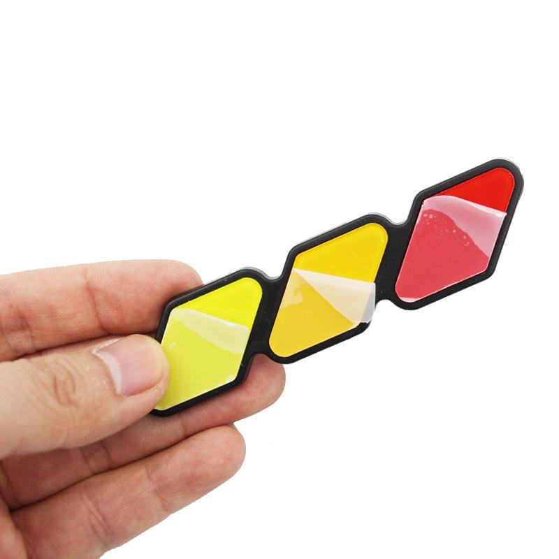 Tricolor Mesh Grille Emblem Sticker for Toyota 4Runner, Tacoma, Tundra