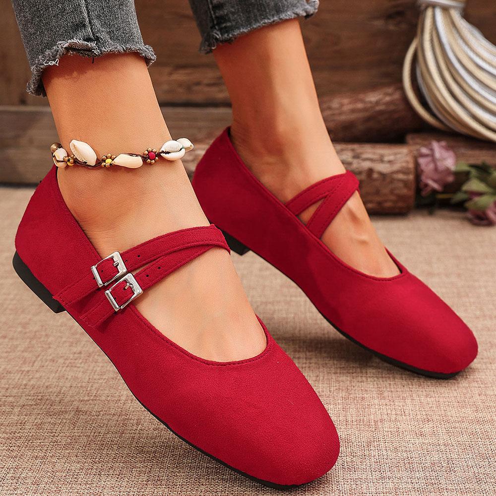 Весенние туфли Мэри Джейн для женщин, осенние туфли с пряжками, леопардовые, красные балетки, удобная обувь для ходьбы, женская обувь большого размера 43