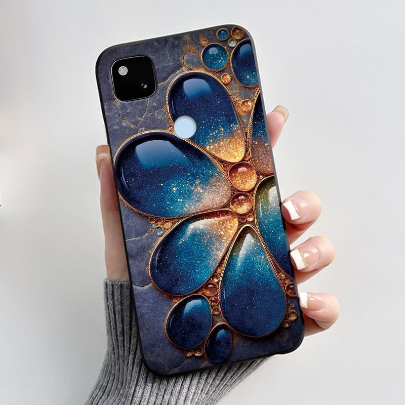 Чехол для телефона Google Pixel 4a 4G / 4a 5G, Ультратонкий, Тонкий, Эстетичный, Роскошный, Милый, Крутой, Для Мальчиков, Девочек, Мягкий Силикон, Матовый Чехол