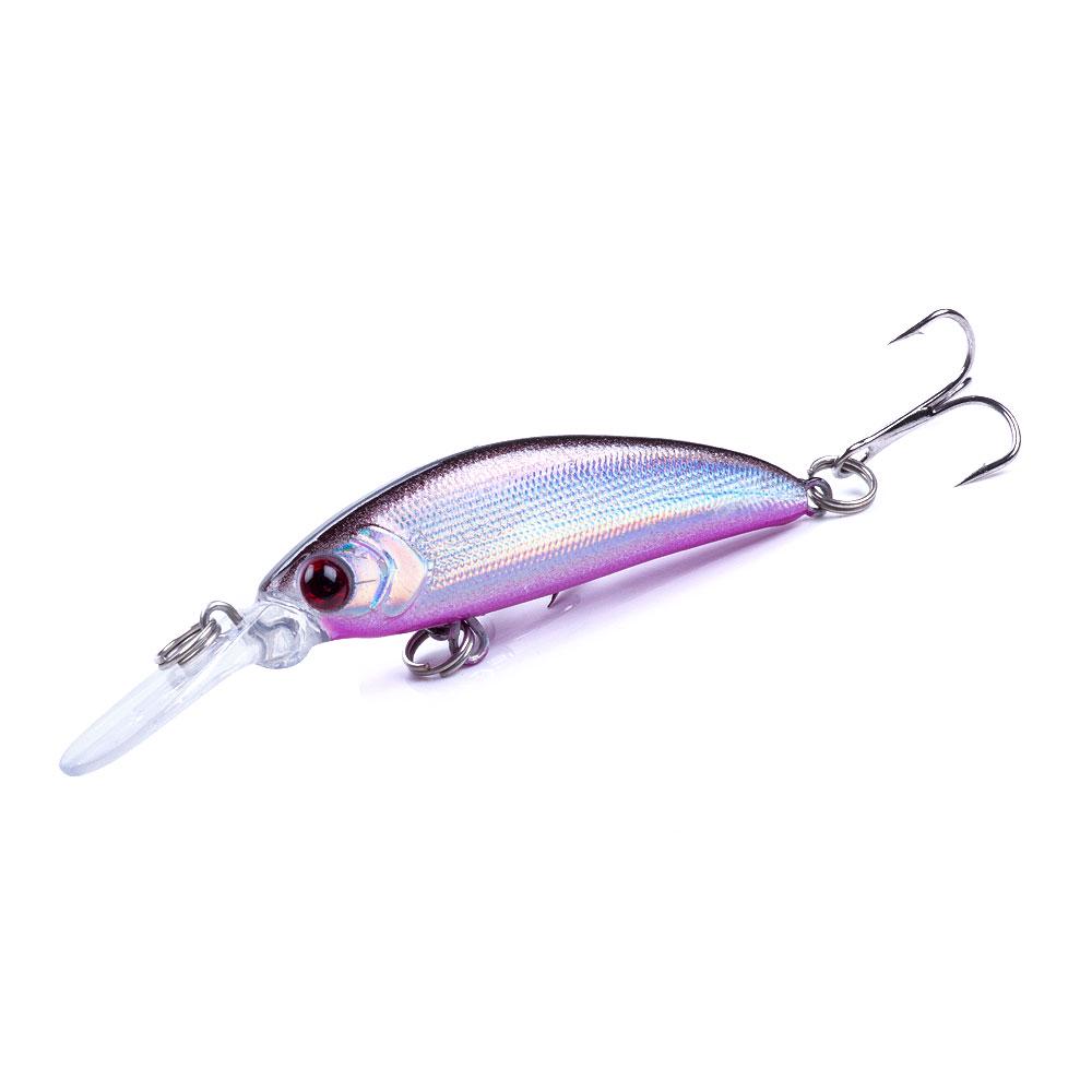 HENGJIA 1pc Wobbler Minnow Fishing Lure Sinking Lure Bionic Bass Trout Artificial Bait 7cm/6g