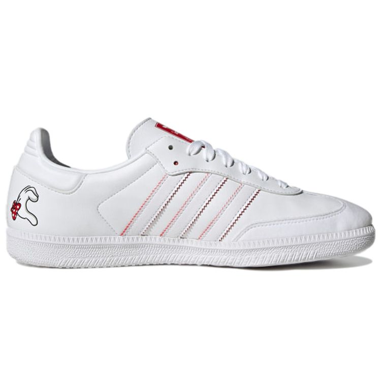 Disney x adidas Samba Vegan Минни Маус Мужские Кроссовки Белый Облачно-белый Основной черный GY1890