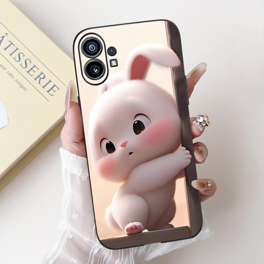 Butterfly Flower Landscape Marble Cartoon Cover For Nothing Phone 1 2 2a 3a Pro Case Phone (2a) (3a) Pro Capa Silicone Funda