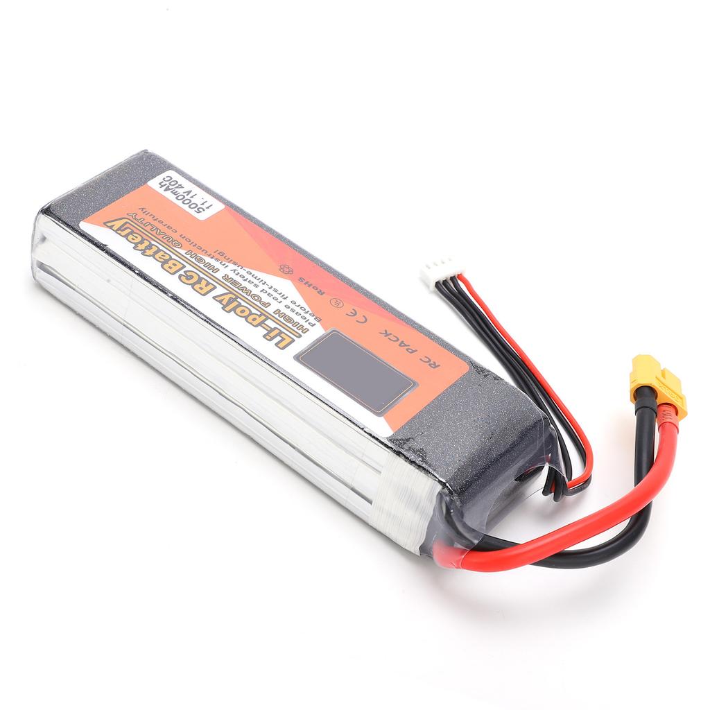 11.1V 5000mAh 40C Lipo Battery XT60 Plug 3S аккумуляторная батарея для гоночного дрона с дистанционным управлением