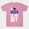 Футболка женская A Boxer Is My Bff Harajuku Print Kawaii футболка летняя женская футболка с коротким рукавом топ